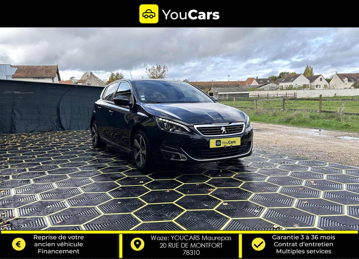 Peugeot 308 GT LINE 1.6 BlueHDi EAT6 120 cv BOITE AUTO - KIT DISTRIBUTION FAIT - CAMERA DE RECUL