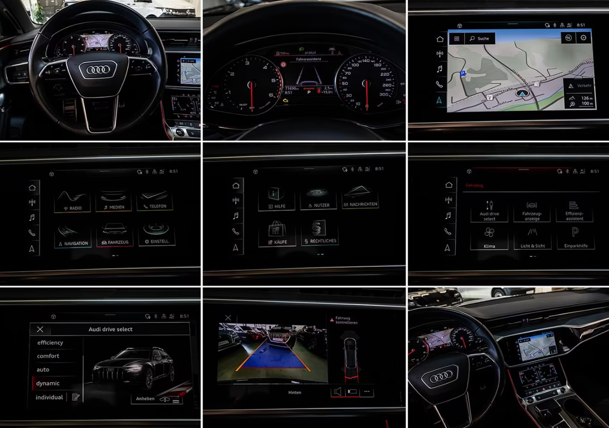 Audi A6 Allroad V 55 TDI 344ch Avus quattro tiptronic/Matrix/Tête haute/Caméra