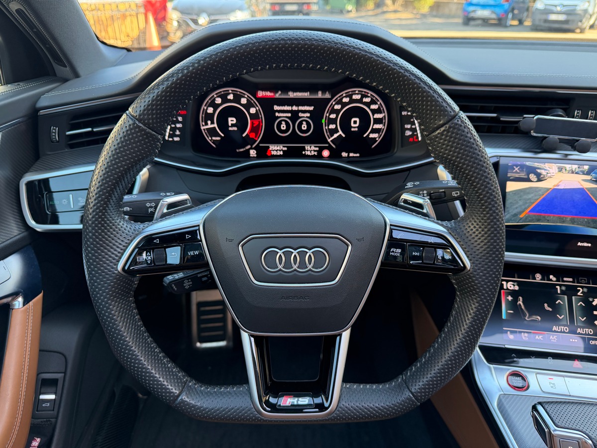 Audi RS6 Avant C8 4.0 V8 600ch FREIN CERAMIQUE / TOIT PANORAMIQUE / SIEGE AV CHAUFFANT VENTILE