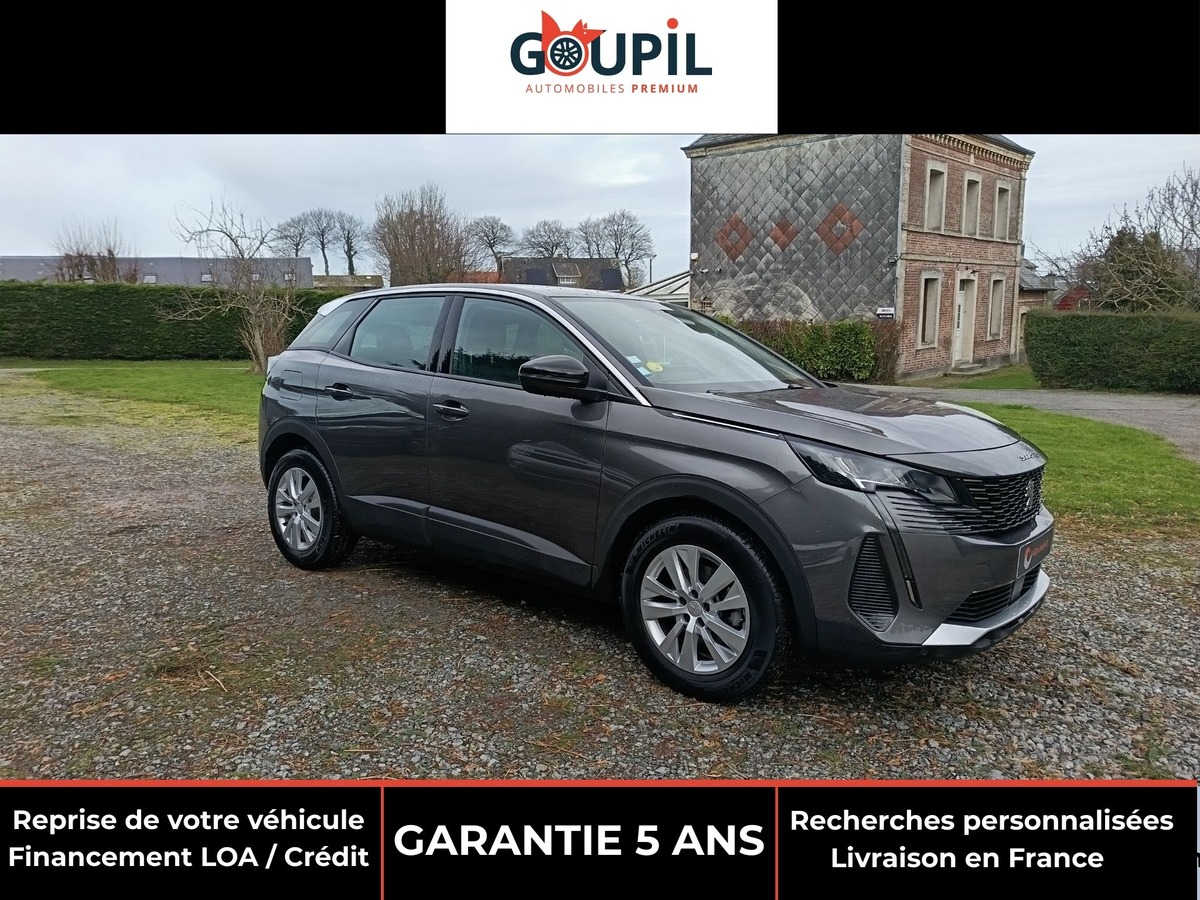Peugeot 3008 1.5L BLUEHDI 130 CH ACTIVE PACK/ CROCHET D'ATTELAGE/ GTIE 12 MOIS