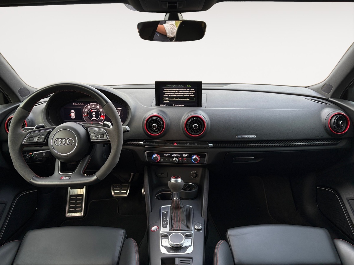 Audi RS3 Sportback 8V2 DAZA / TOIT OUVRANT / ORIGINE FRANCE / STAGE 2 PST PERFORMANCE 550 CH