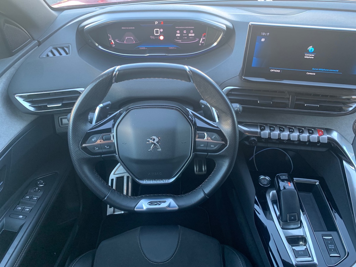 Peugeot 3008 130 ch | GT | Pack Alcantara | Pack City 2 | Hayon Motorisé avec accès Mains Libres