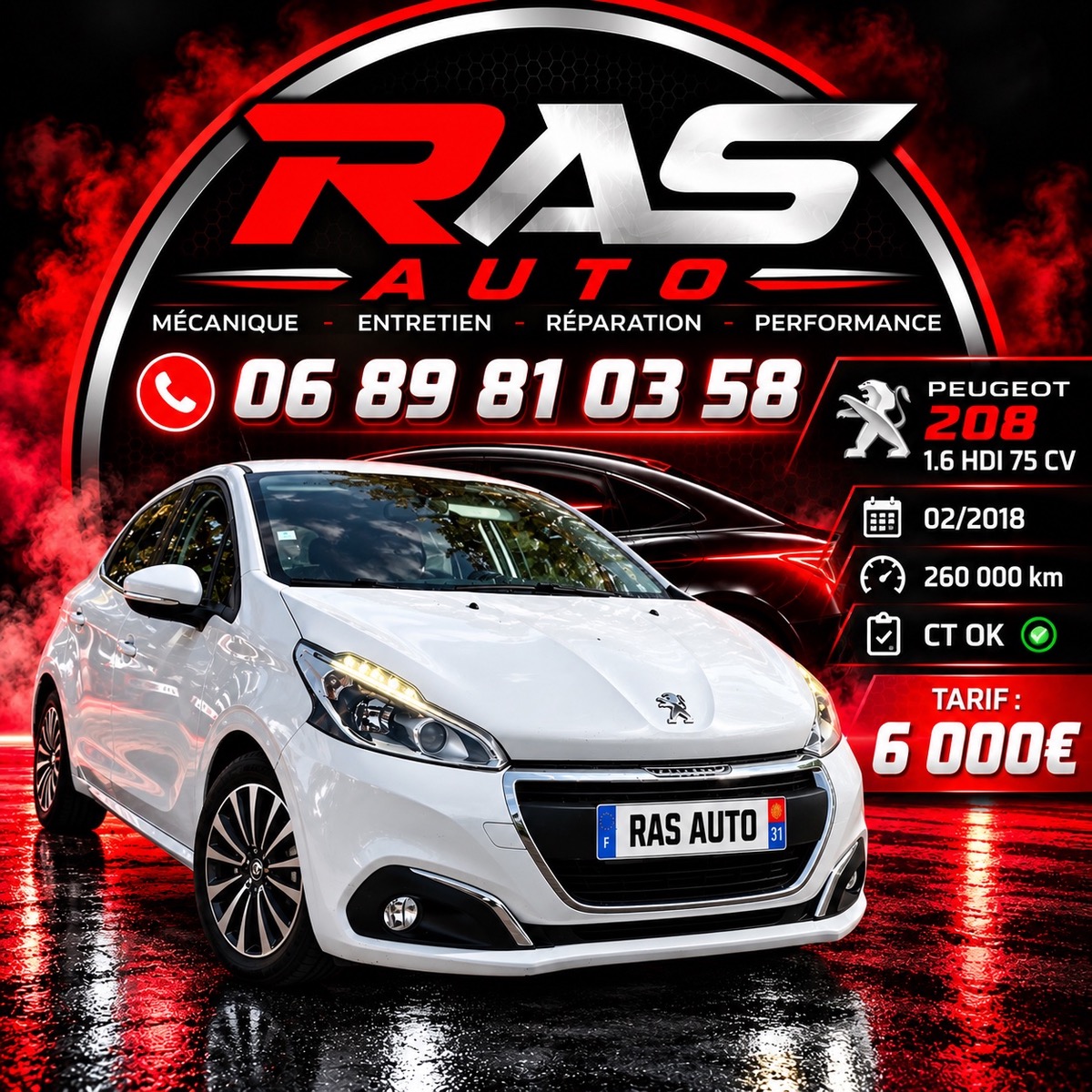 Aperçu de l'annonce : Peugeot 208
