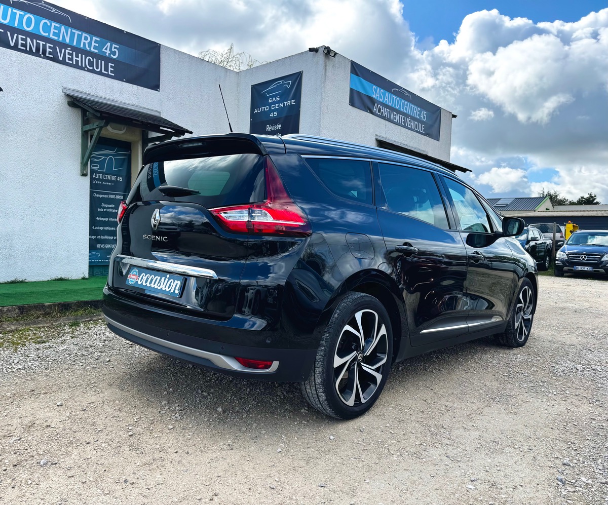 RENAULT Grand Scenic IV BLUE DCI 120 CV INTENS 7 PLACES AFFICHEUR TÊTE HAUTE / TOIT PANO / CAMÉRA