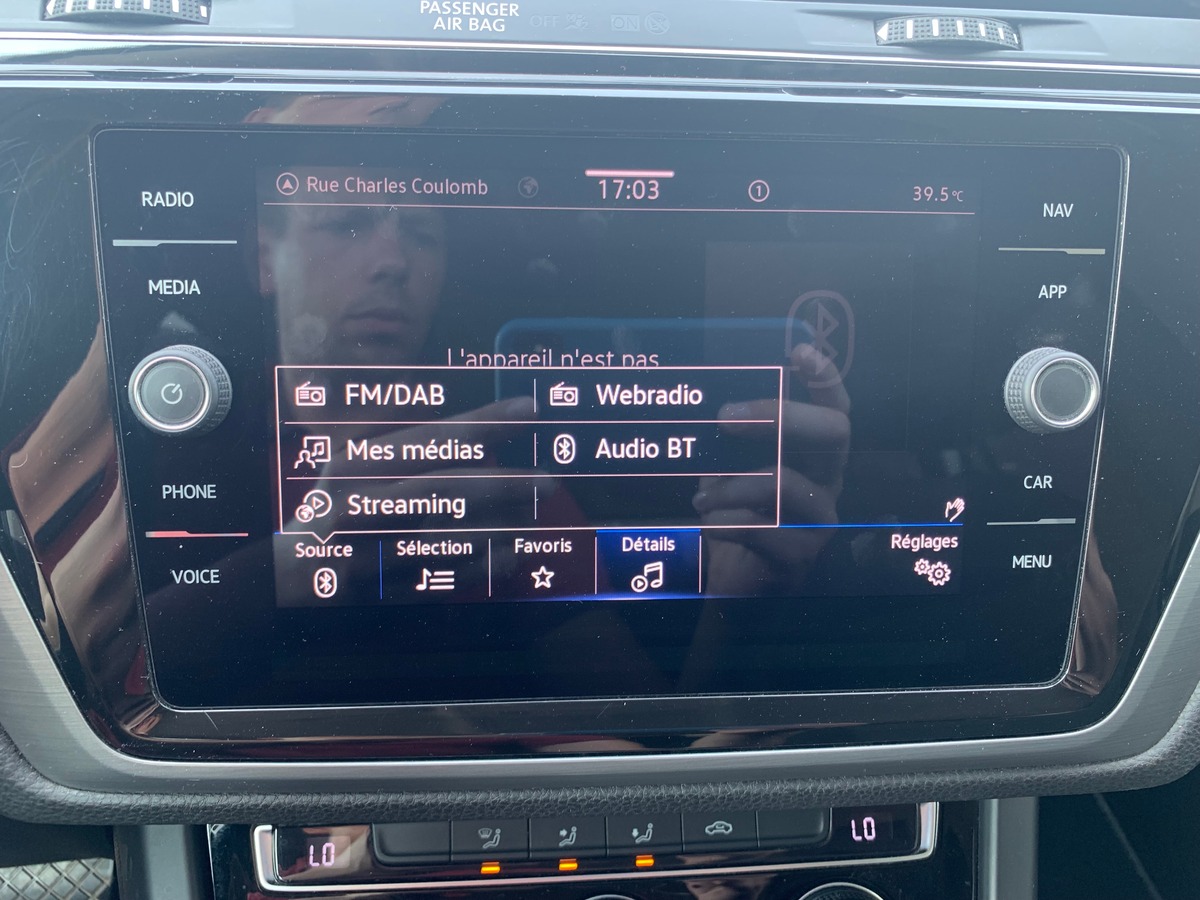 Volkswagen Touran 150 ch | Lounge business | Caméra de recul | Régulateur vitesse | Apple car Play