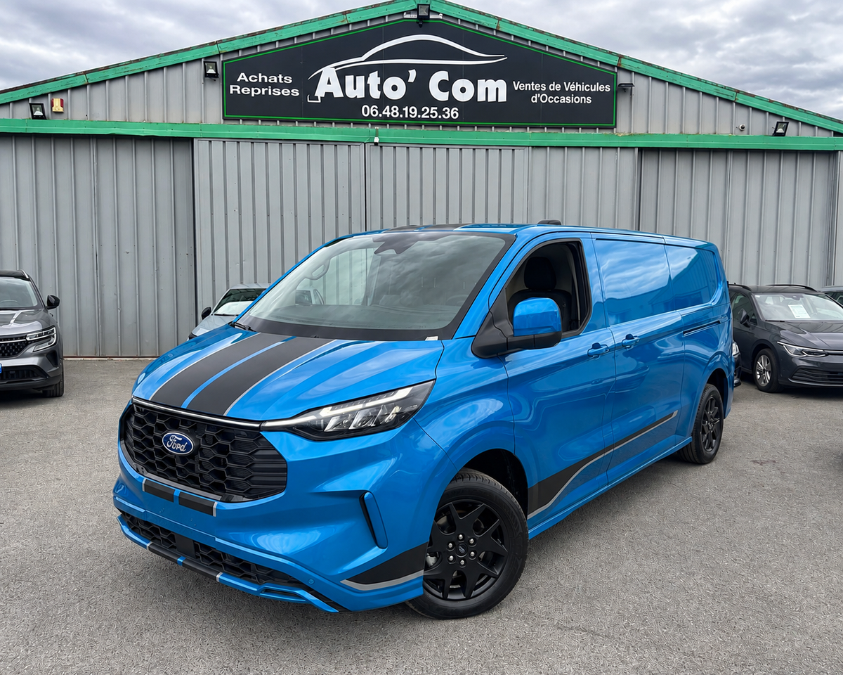 Ford TRANSIT CUSTOM L2H1 FOURGON 320 2.0 TDCI 170CH BVA8 SPORT / DOUBLE PORTE LATÉRALE