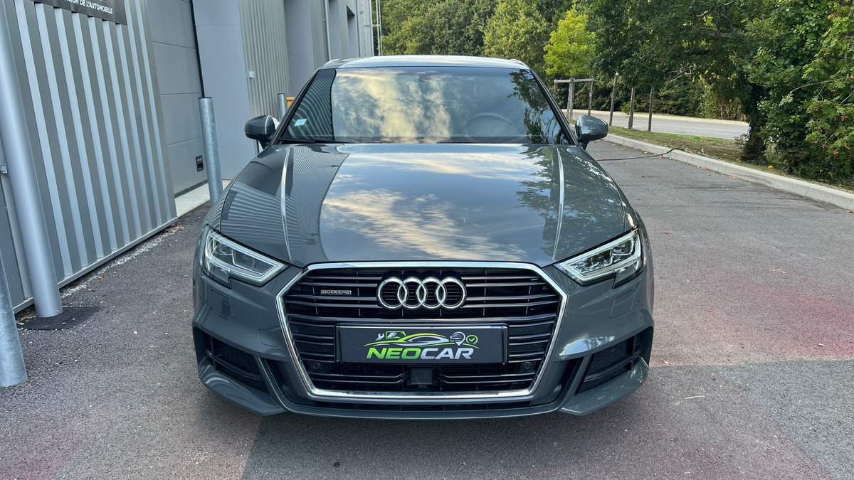 Audi A3 2.0 TFSI 190ch S-Line Quattro S tronic 7 - Gris Nano - Virtual Cockpit -  Système B&O -