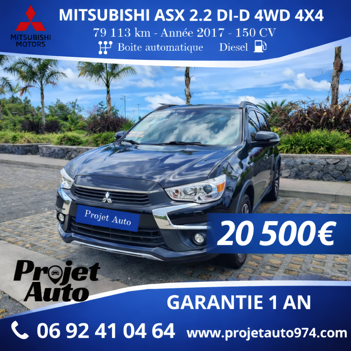 Mitsubishi ASX 2.2 DI-D 4WD 4X4