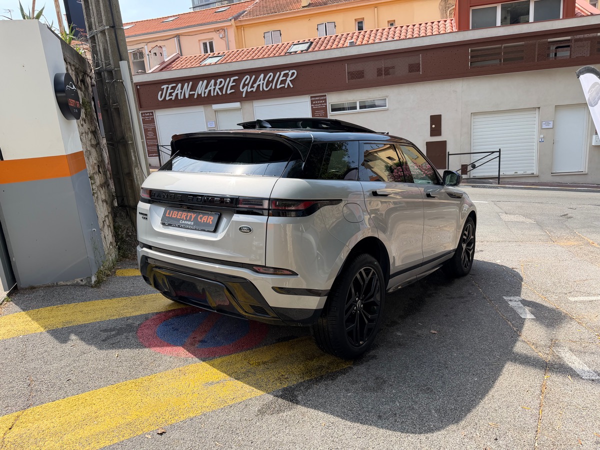 LAND ROVER EVOQUE 2.0 D 150 CV R DYNAMIC / Toit Ouvrant / Meridian / Pack Black / Jantes Noires