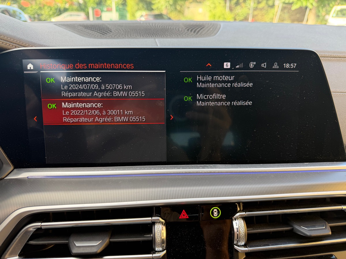 Bmw X5 G05 3.0d 30d 286ch XDRIVE M Sport / Feux Laser / Toit Panoramique Ouvrant / Caméra 360°