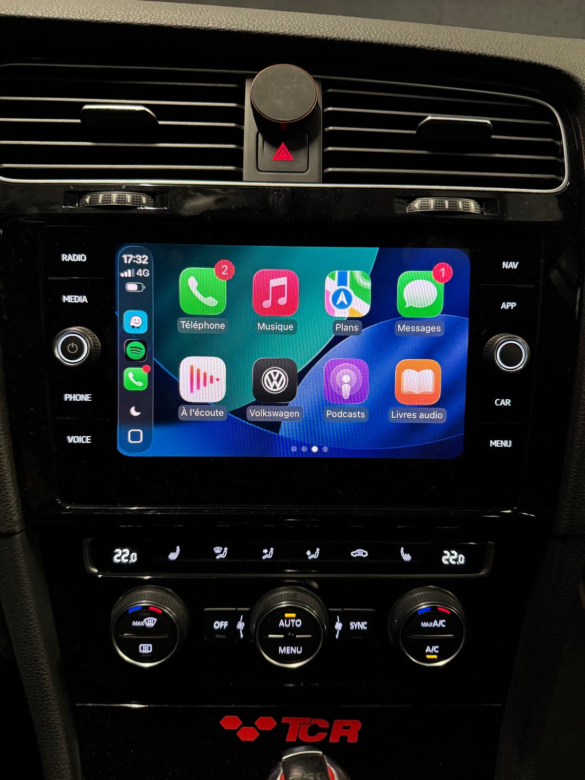 Volkswagen GOLF 7 GTI TCR 2.0 TSI 290CH DSG7 PURE GREY