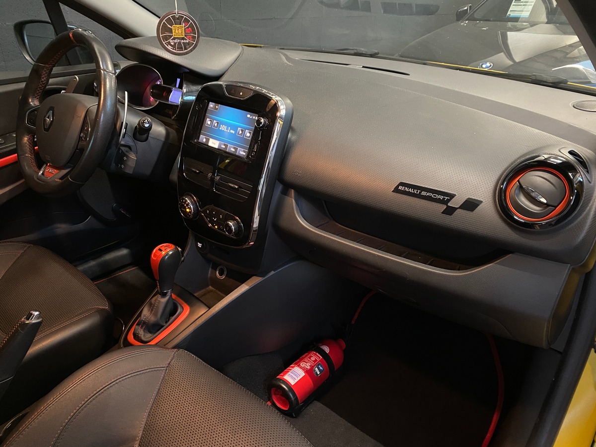 RENAULT Clio IV 1.6 TURBO 200 ENERGY RS EDC E6 JAUNE SIRIUS