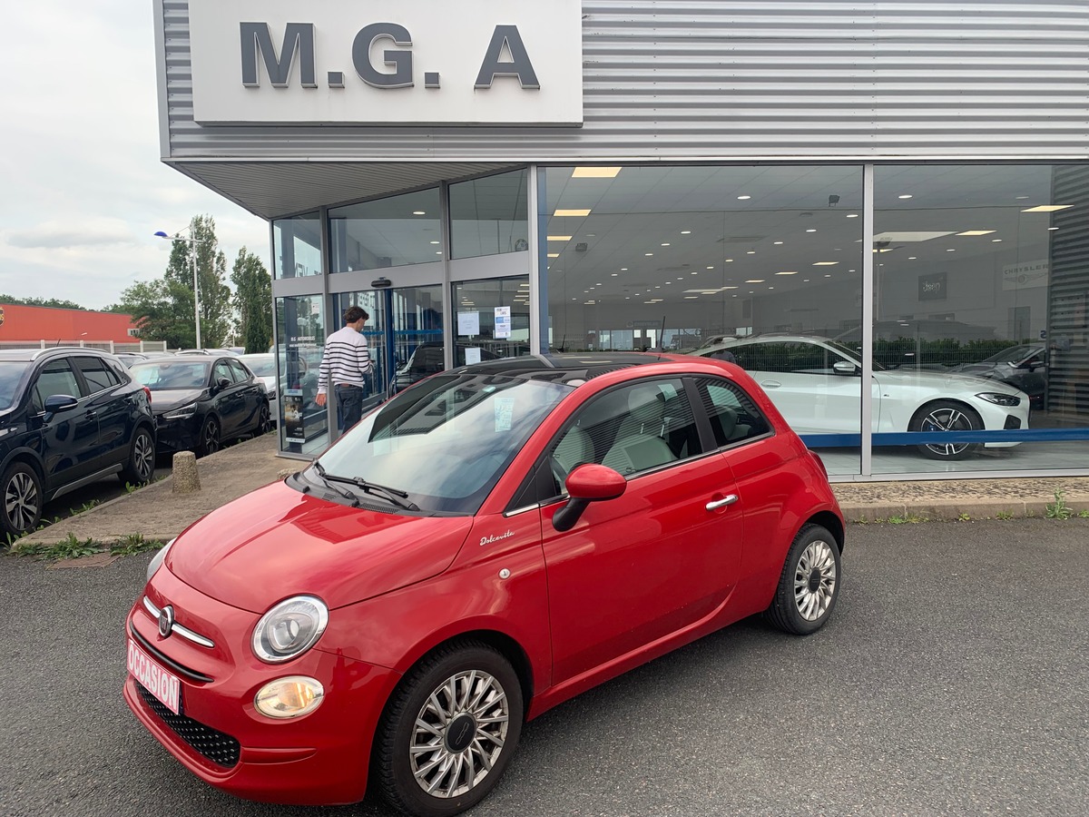 Fiat 500 70 ch | Hybrid | Toit vitré | Régulateur de vitesse | Climatisation