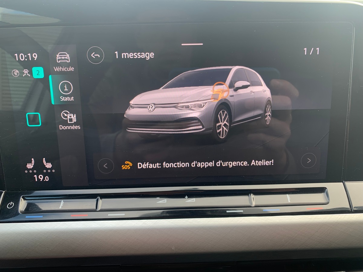 Volkswagen GOLF 8 130 ch | Stage 1 Ethanol | Apple car Play | Radar avant arriére | Siéges chauffant