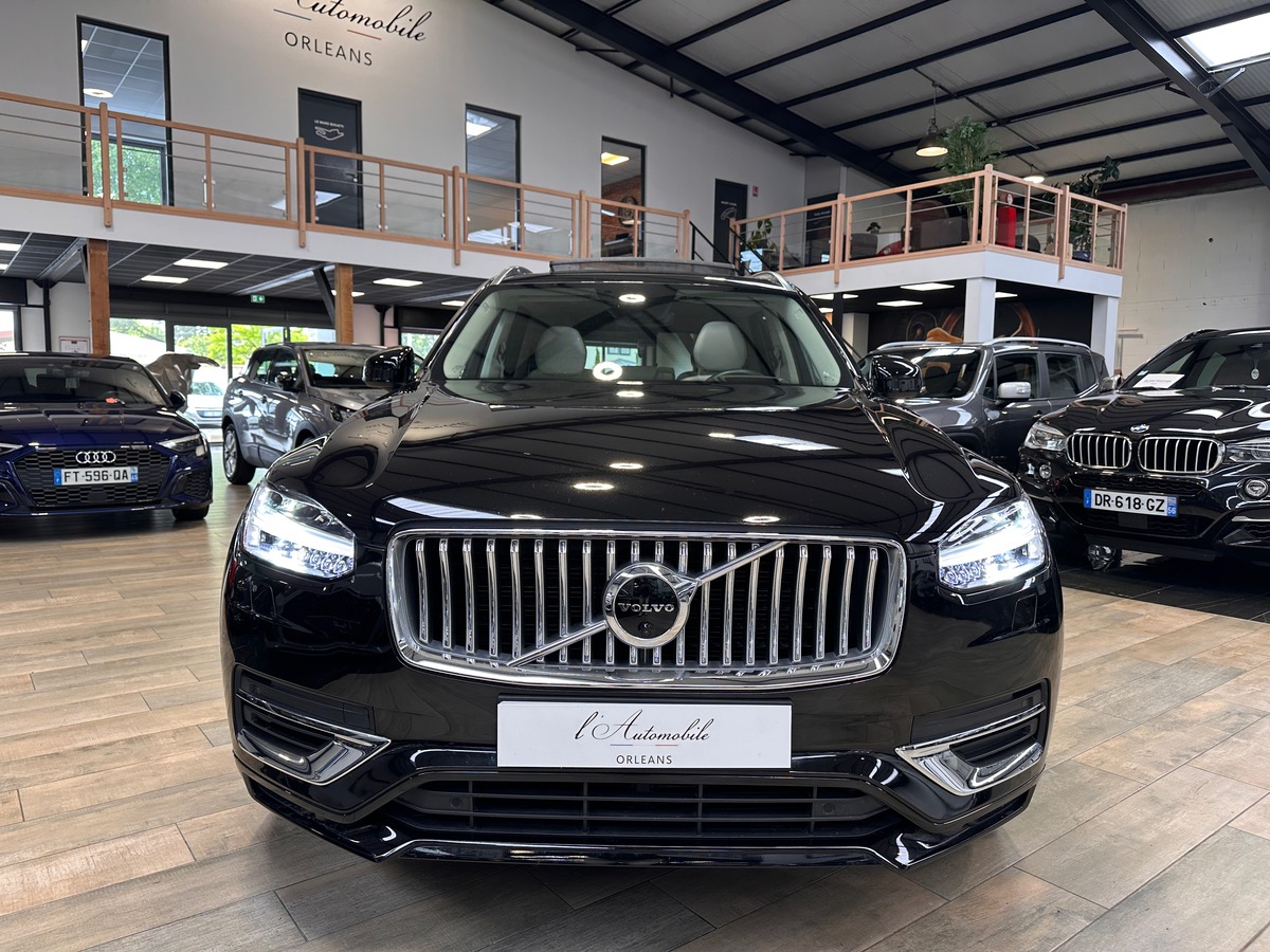Volvo XC90 T8 Recharge Inscription Luxe AWD - 7 PLACES - 1ère Main - Attelage - FULL OPTIONS