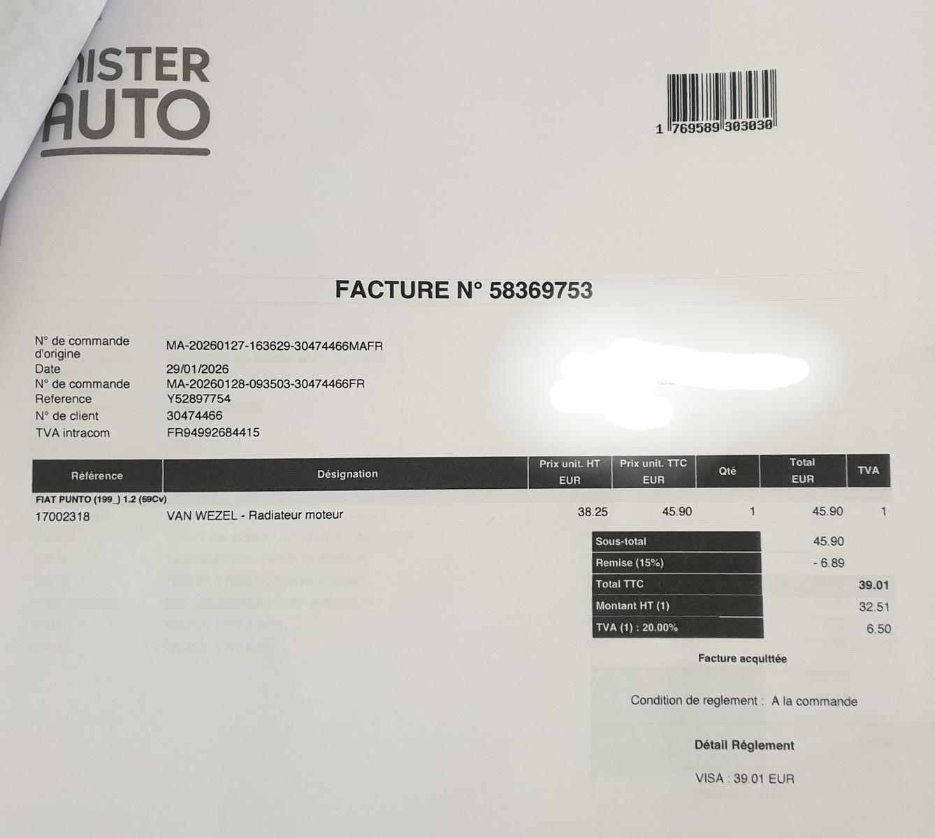 Fiat Punto 1.2 POP 69CV